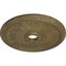 Ekena Millwork Theia Ceiling Medallion (Canopies up to 6 3/4"), 24"OD x 3 5/8"ID x 1 3/4"P, Mississippi Mud Crackle CM24THMMC - alternate 2
